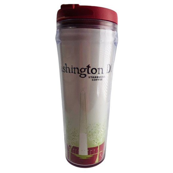 Starbucks 2004 Global Icons USA Washington DC Insulated Cities Tumbler 12 Ozs.
